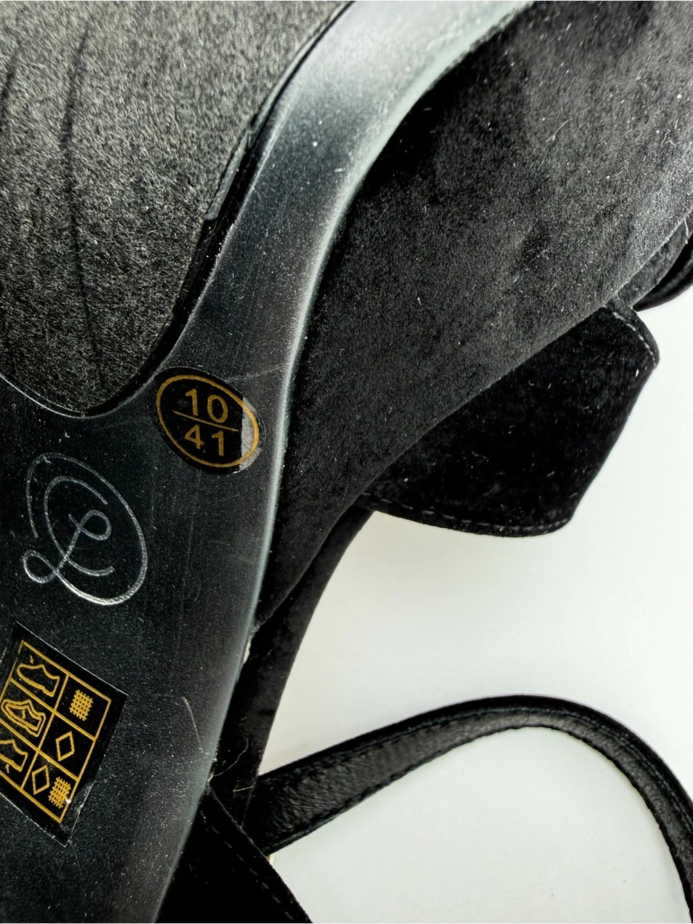 Chinese Laundry Daydreamer Velvet Platform Block Heel Sandals Black 10 NEW